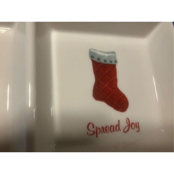 Martha Stewart Divided Holiday Server Dish - Picture 4 of 9